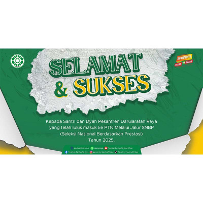 Kelulusan Santri Dyah Ke PTN Melalui Jalur SNBP (Seleksi Nasional Berbasis Prestasi)